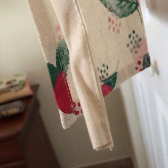 Mabelle Home Collection Cherry Print Cotton Apron - Picture 5 of 8